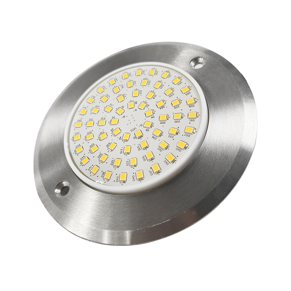 Multi-Functional Yaokingled YK-SP615M White Ultra Thin Slim 316L SS 6W DC12V Waterproof Led Lights for Inground Swimming Pools