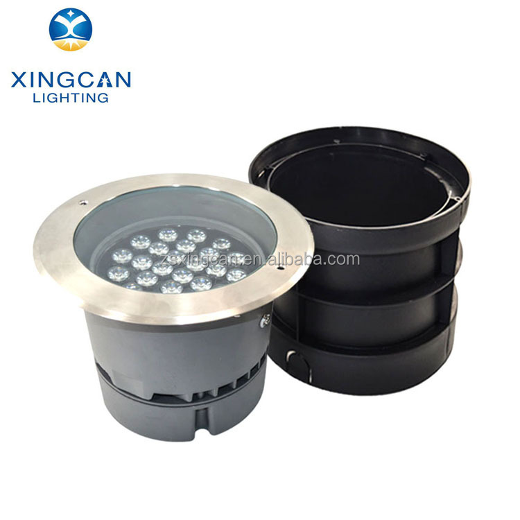 Adjustable Angle LED In-Ground Deck Light Garden IP67 Waterproof Buried Underground 3W 9W 12W 18W 24W Aluminum LED Well Light
