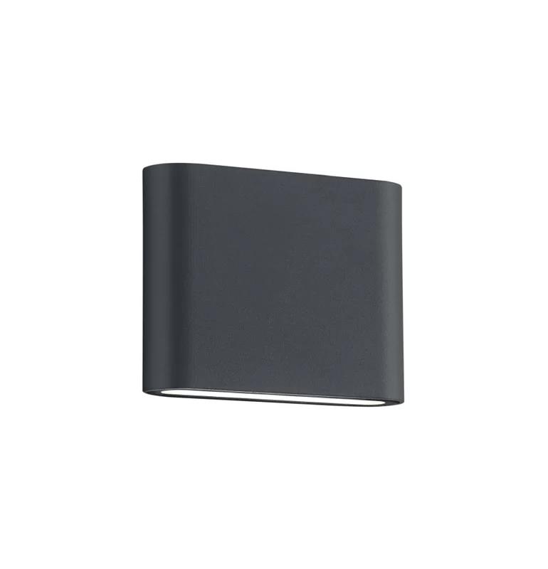 Modern Aluminum Waterproof Flat Garden Porch Outdoor Led Wall Mounted up and Down Lamp