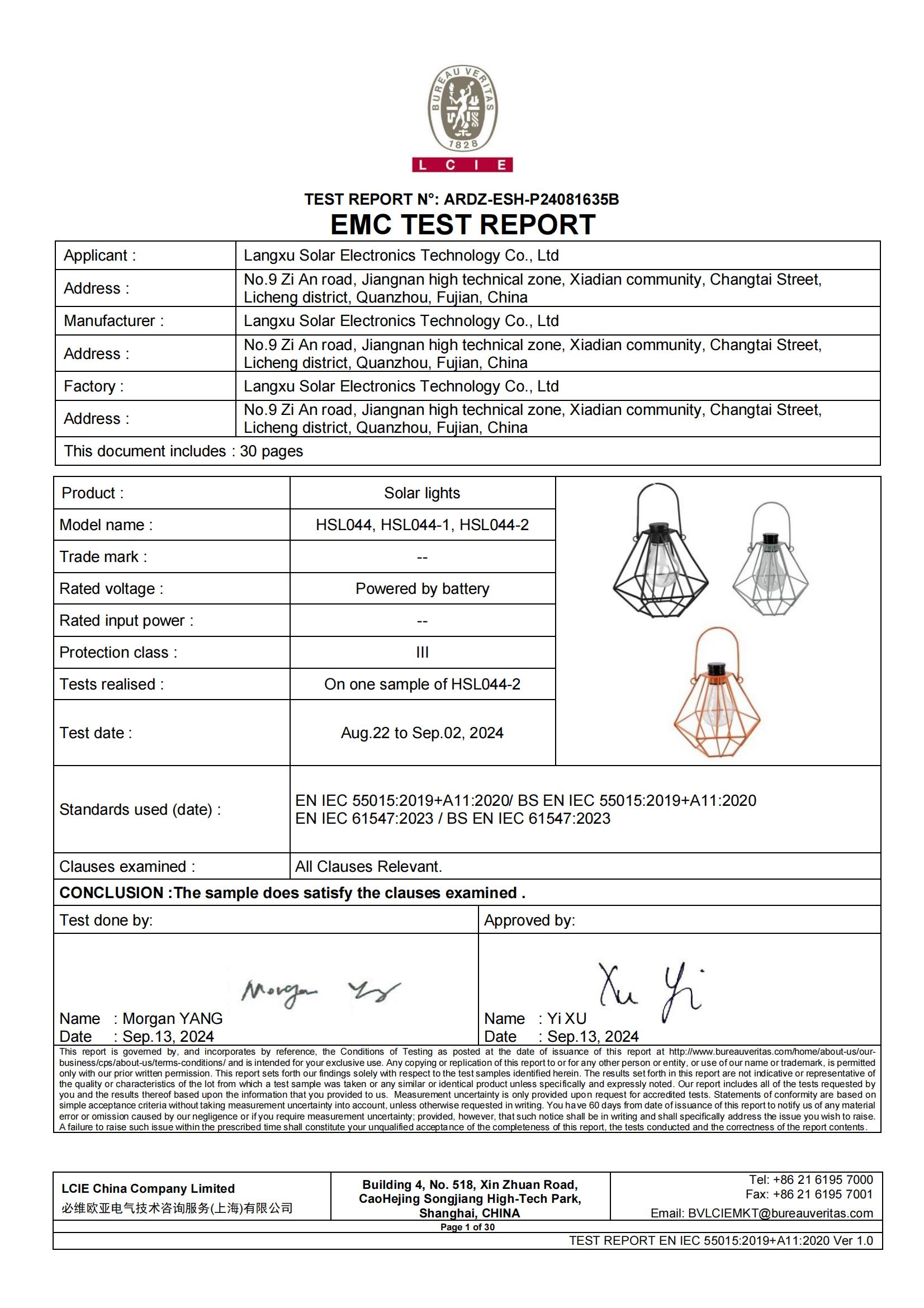 Certification