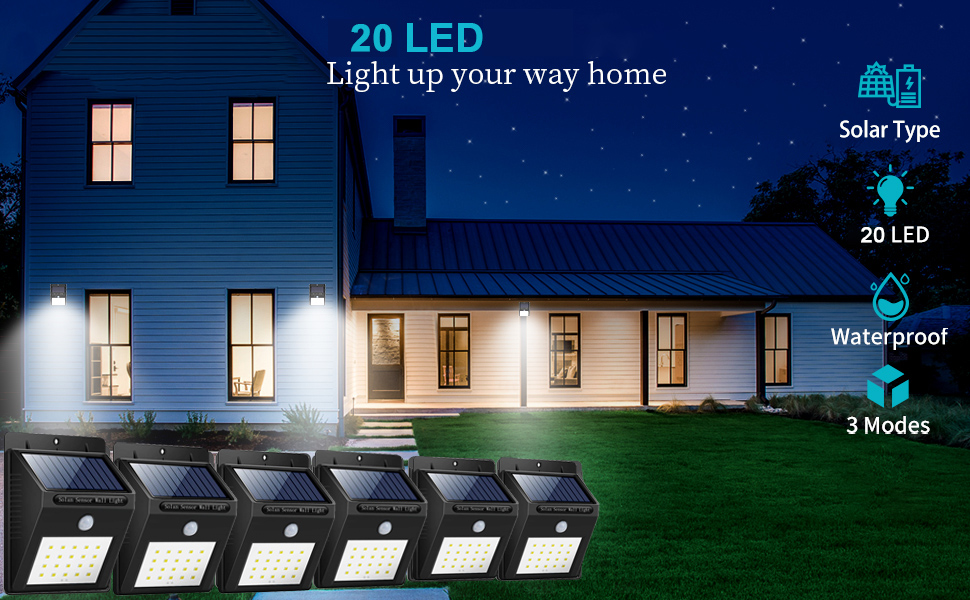 Solar Powered Motion Light Overview