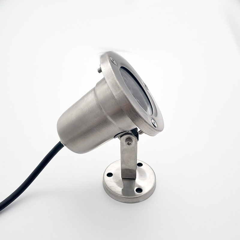 IP68 Waterproof Remote External Control Submersible Stainless Steel Spotlights Fountain Underwater Waterfall LED Pool Lights