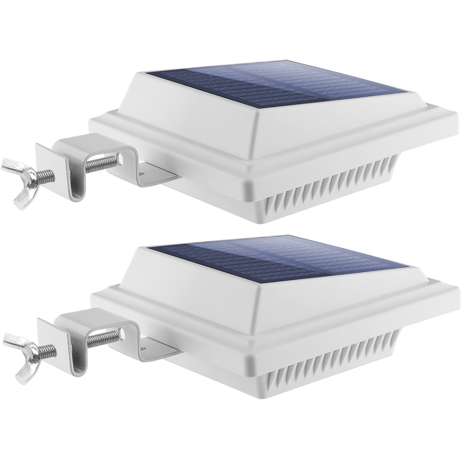 UniqueFire New Decorative Outdoor Waterproof IP65 40 LEDs Wall Fence Pathway Gutter 3.7V Square Solar Garden Light