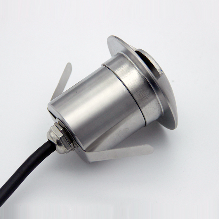 IP68 Waterproof 3W RGB LED Inground Light Stainless Steel Recessed Well Lamp for Pool Deck, Pathway &amp; Landscape Lighting 12V 24V