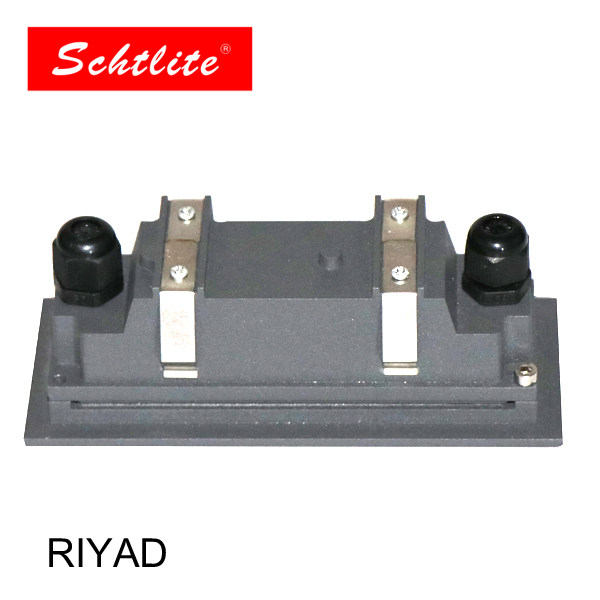 Outdoor Recessed Light Aluminum RIYAD LED 10W Step Light square Gray for Hotel Garden P65 Waterproof Wall Step Stair Light