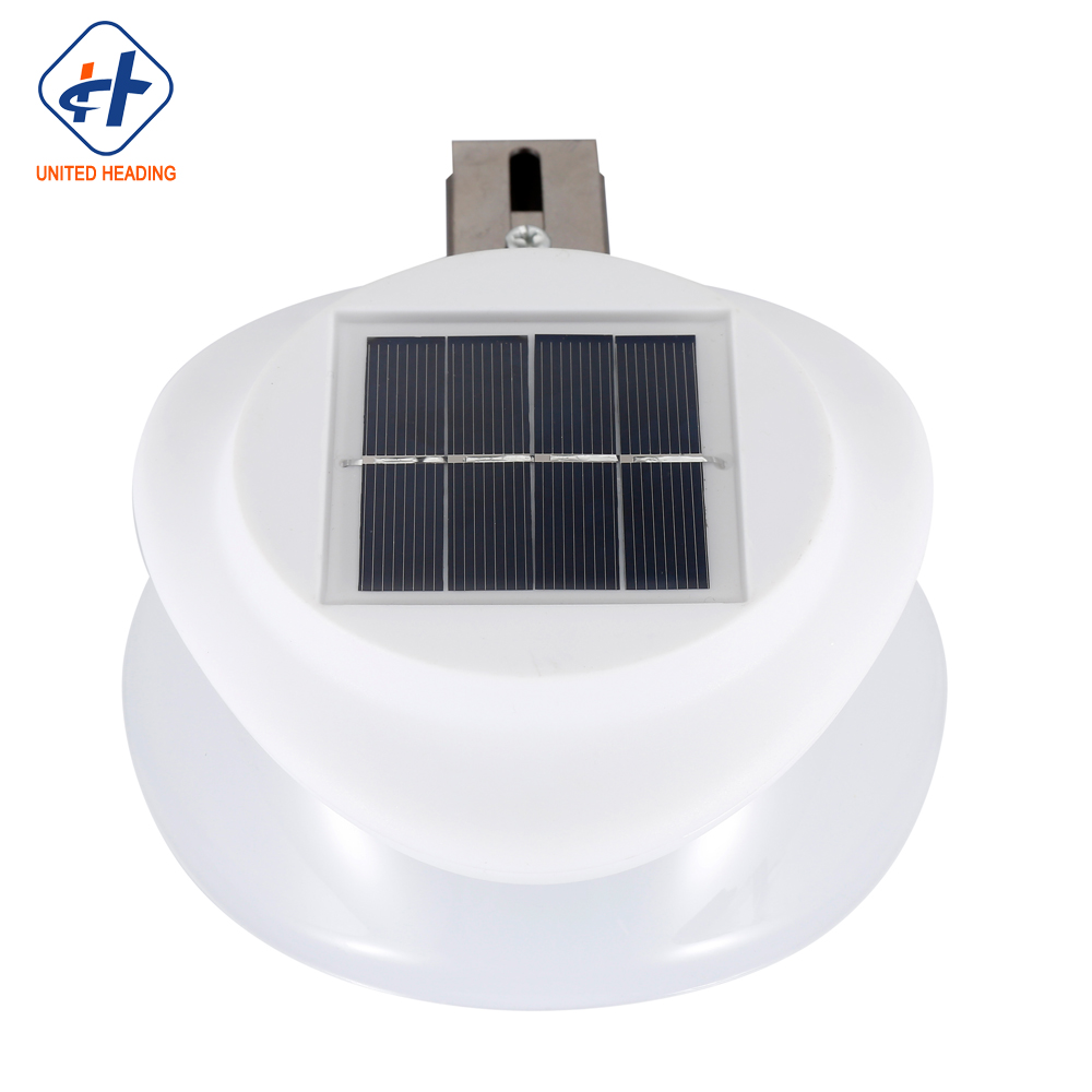 Newest Waterproof Solar Powered Fence Gutter Led Light Outdoor Garden Wall Solar Fence Light