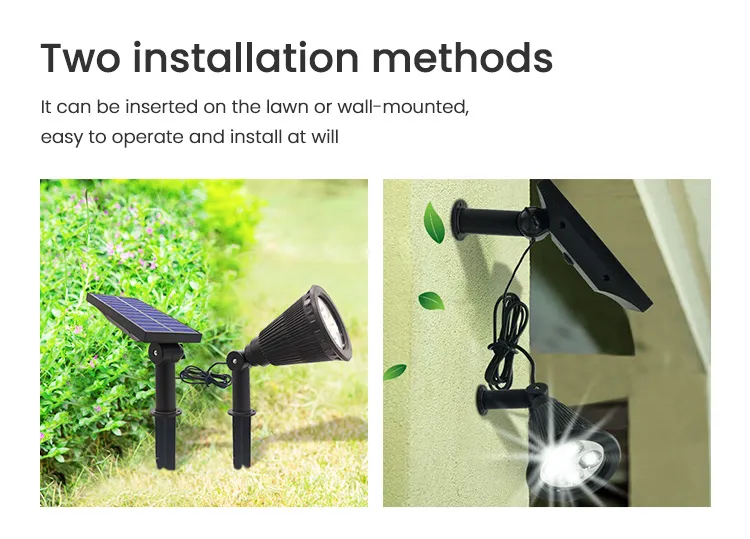 Outdoor Patio Solar Garden Wall Deck Solar LED Garden Light