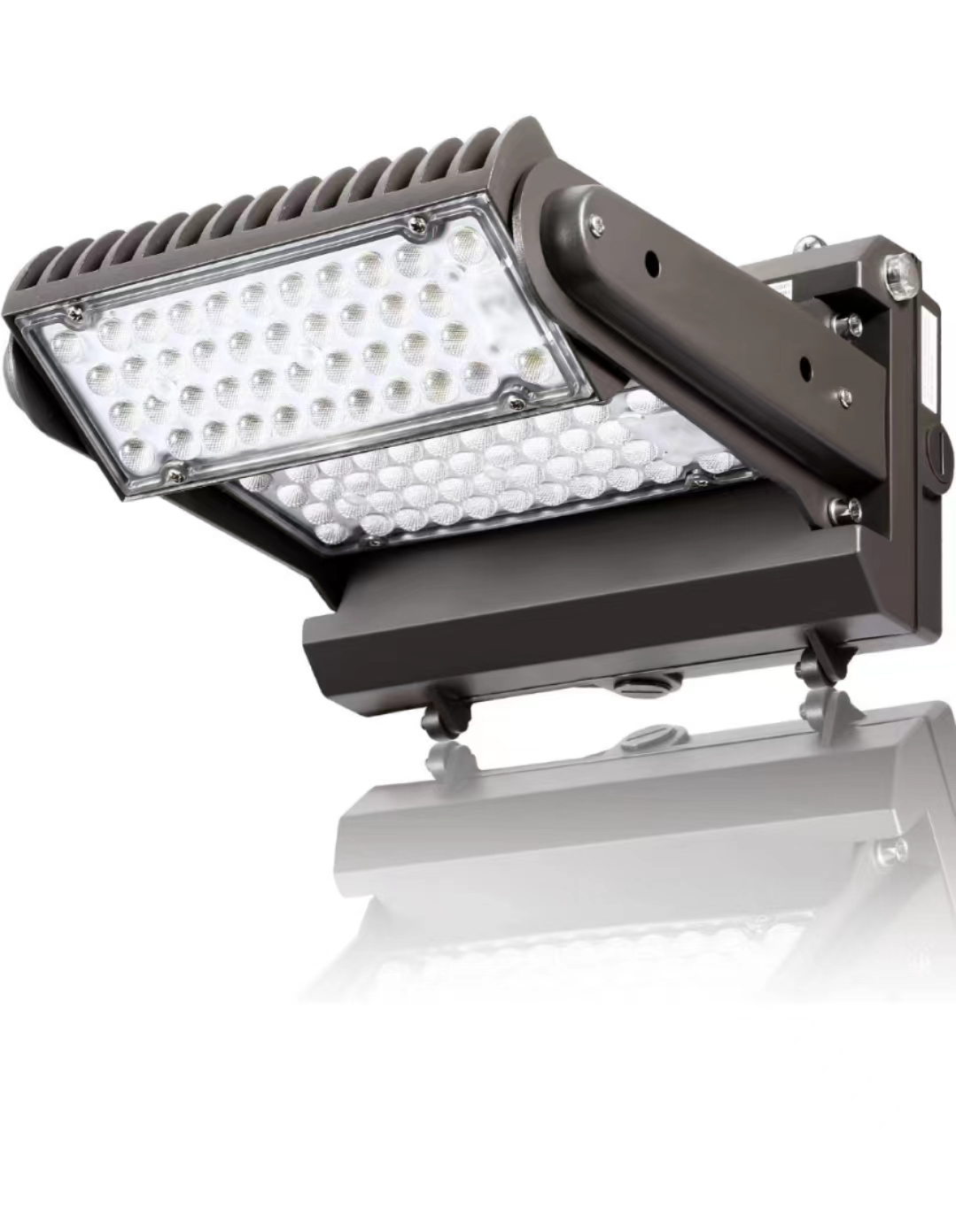 7 Years Warranty Dusk to Dawn Exterior Wall Light Fixture up and Down Rotatable 80w 100 120w 150w Led Wall Pack Light Dlc Etl