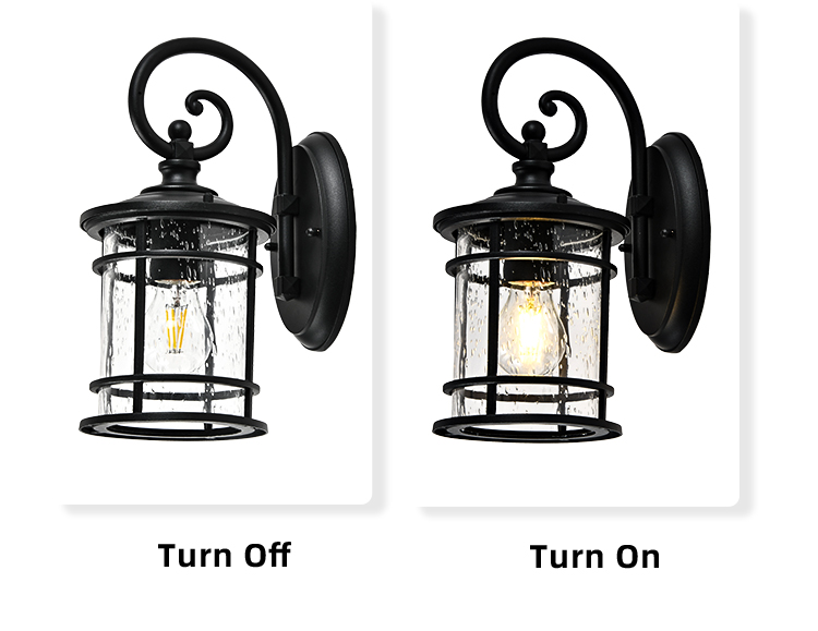 Factory Wall Lamp Waterproof Outside Garden Lantern Sconce Outdoor Porch Wall Lights