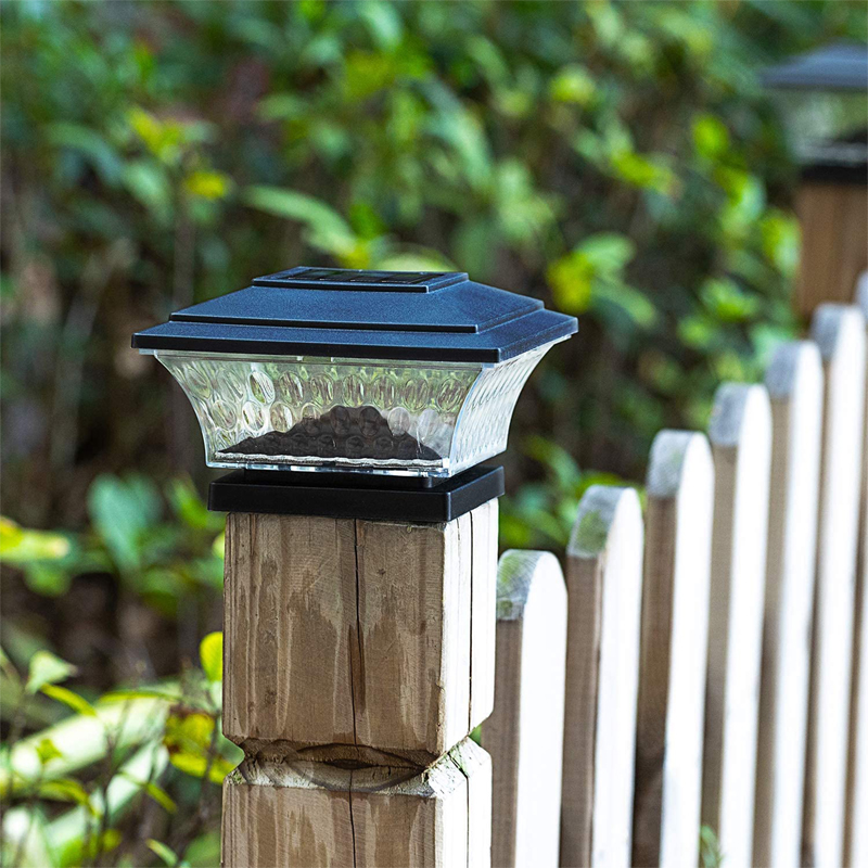 Solar Post Fence Light Shed Gutter Lamp Garden LED