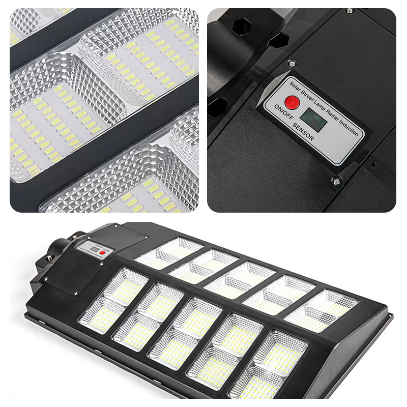 Outdoor 300W 4000W 500W ABS Motion Sensor Integrated All-In-One IP65 LED Solar Street Light