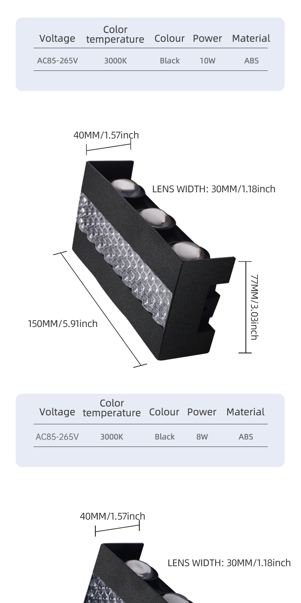 Outdoor LED Wall Lamp Waterproofing Test