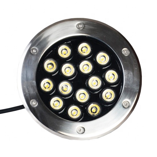 Outdoor Landscape Lights Warm Light 15W LED in Ground Well Lights IP67 Underground Spotlight for Driveway Deck