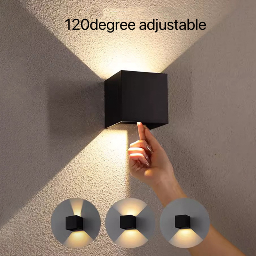 Led up and Down Indoor Outdoor Lights Waterproof Ip65 Wall Lamp Sconce Bracket Mounted Wall Lights