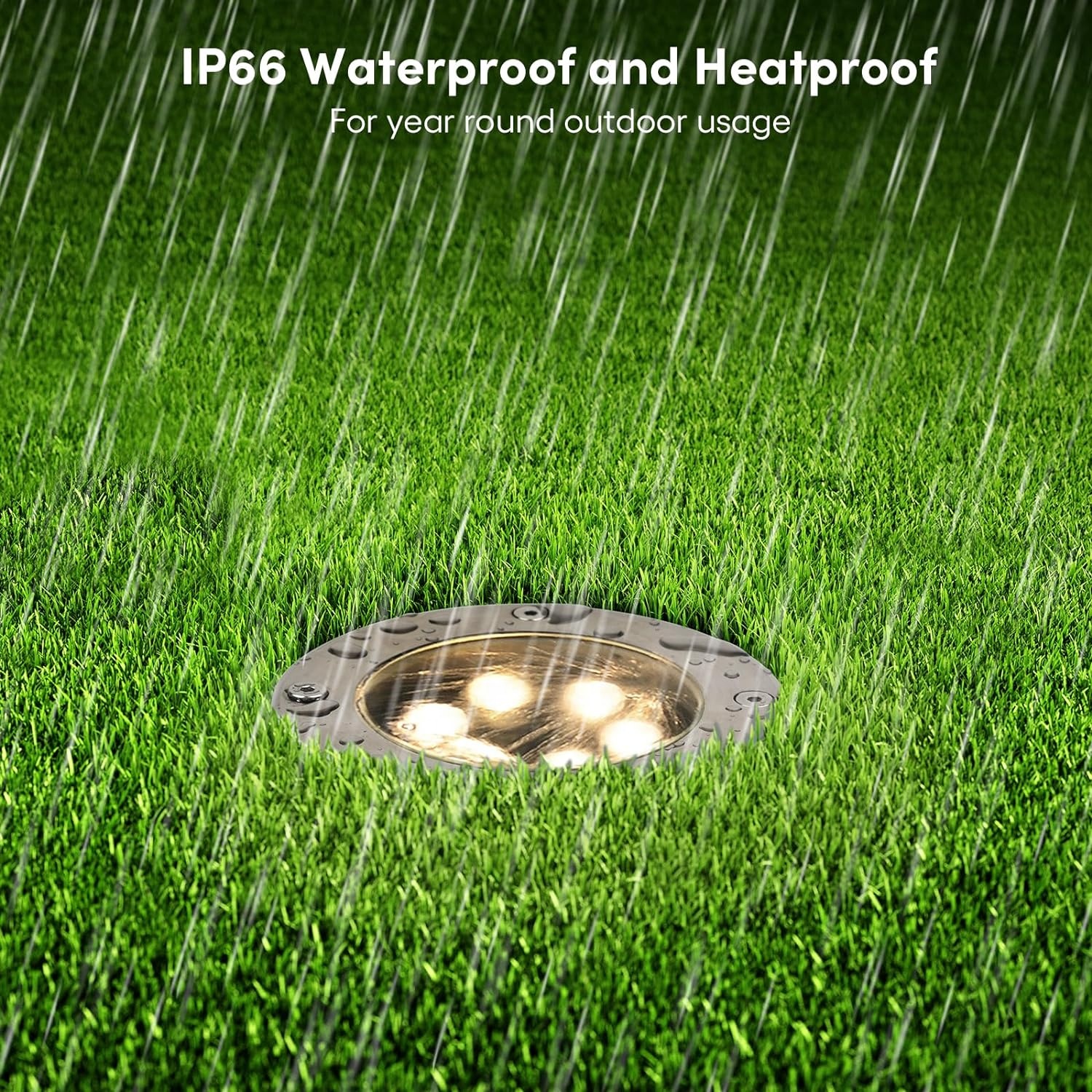 JESLED Underground Lights In-ground Waterproof Shielded Well Light Pathway Garden Deck Landscape Lighting OEM 3W~48W LED Outdoor