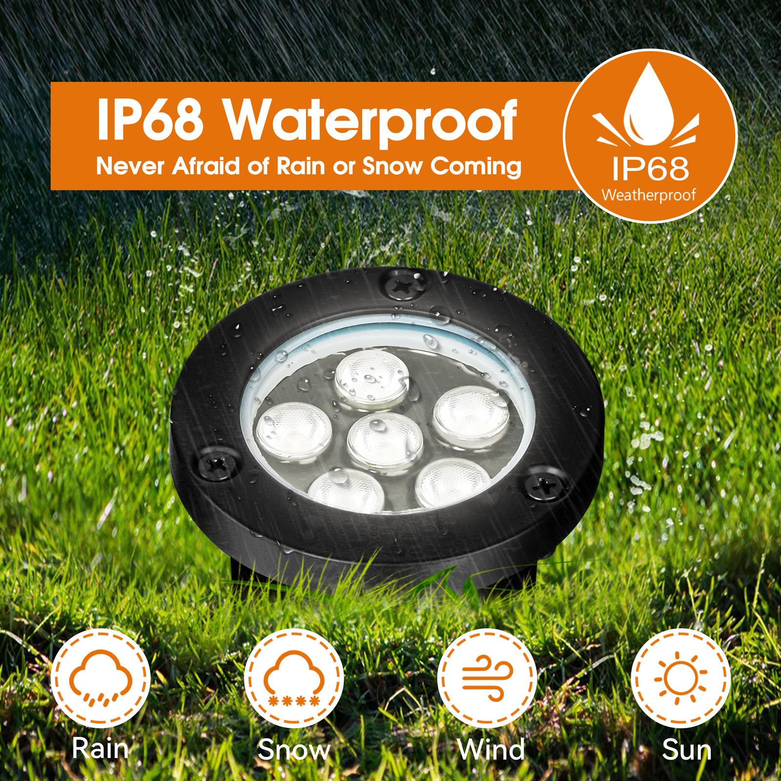 IP67 Recessed Floor Step Light