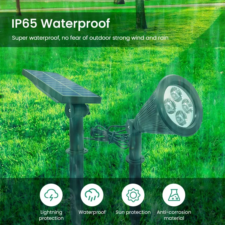 Outdoor Patio Solar Garden Wall Deck Solar LED Garden Light