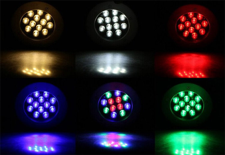 IP67 Waterproof Aluminum Die-Cast Deck Light Low Voltage Underground Well Light for Garden Landscape Outdoor Application
