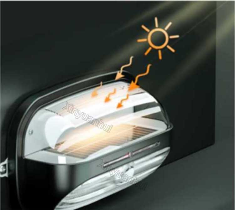 Exterior Security Light Waterproof Motion Sensor Solar Powered Outdoor Sensor Flood Light