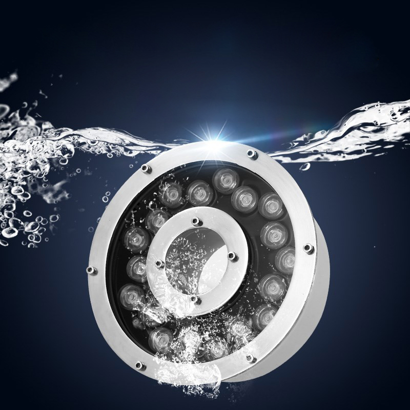 RC IP68 Waterproof Fountain Light Multi Color Submersible LED Underwater Light for Fish Tank Pond Swimming Pool Spa Party Park