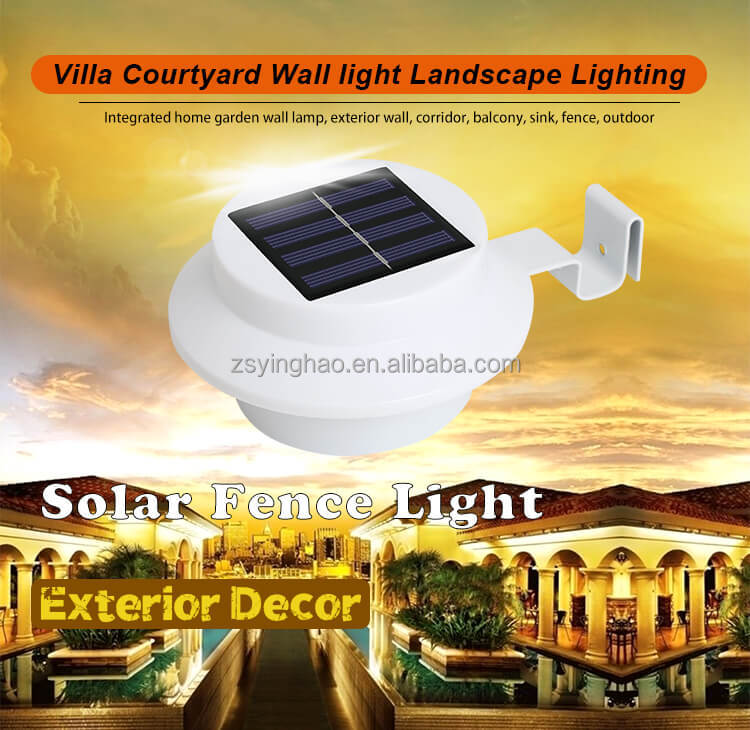 Solar Fence Light