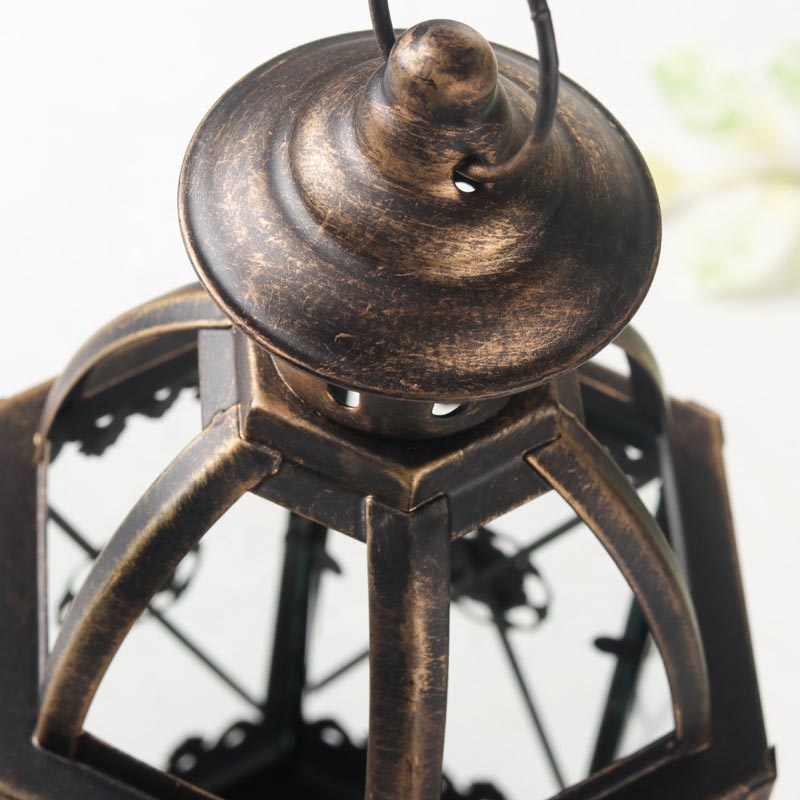 Patio, Front Porch, Farmhouse, Wedding, Black Vault Outdoor Decor Decorative Candle Lantern Metal Hanging Lantern