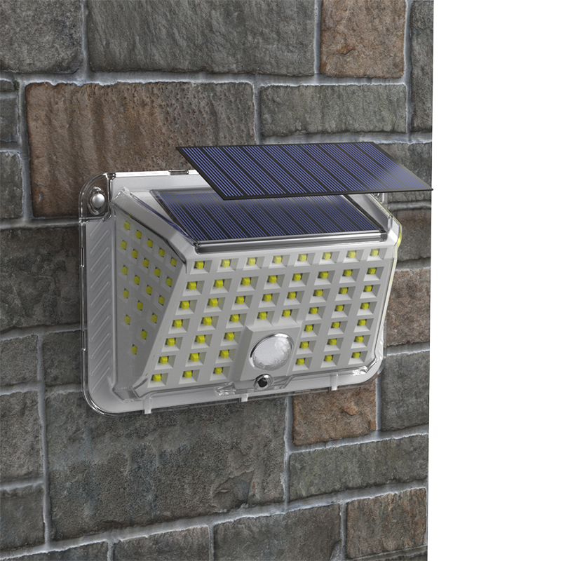 100 Led Waterproof Motion Sensor Super Bright Outdoor Solar Security Wall Garden Lights for Yard