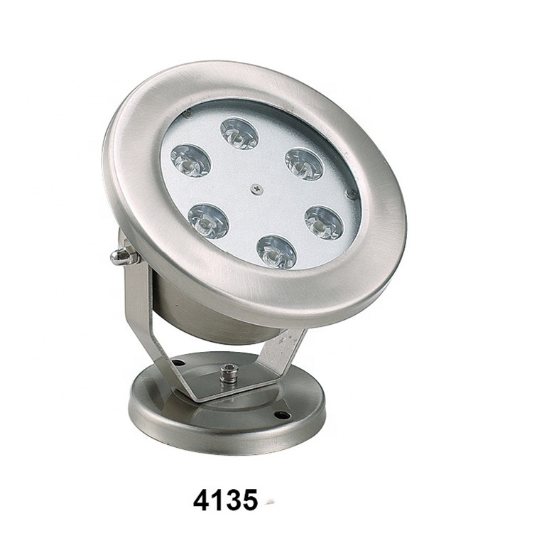 DMX512 Smart IP68 6*3w Green RGB Waterfall Light Swimming Pool Fountains Submersible Pond Led Underwater Light