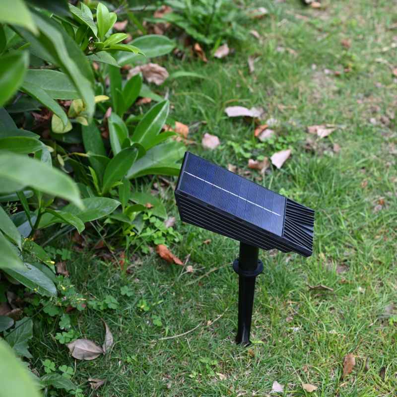RGB Solar Lights for Outdoor Walkways &amp; Garden Warm White LED for Garden Illumination Solar Garden Lamp 10W