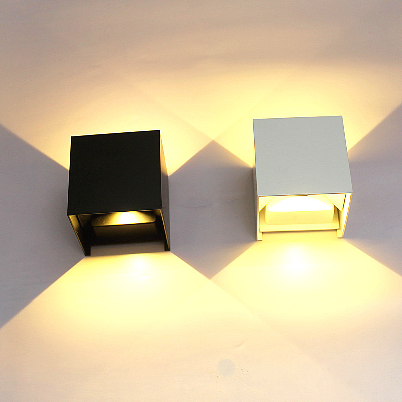 Led up and Down Indoor Outdoor Lights Waterproof Ip65 Wall Lamp Sconce Bracket Mounted Wall Lights