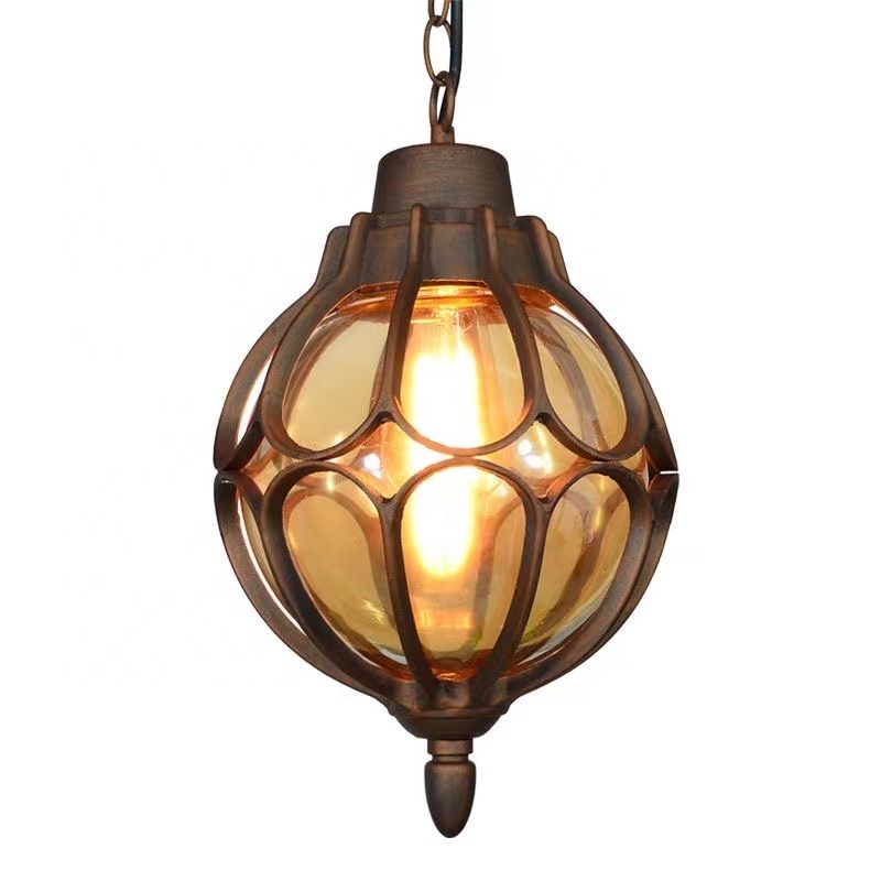 Outdoor Garden Spherical Chandelier Balcony sunlight Room Grape Trellis Corridor Chandeliers &amp; Pendant Lights
