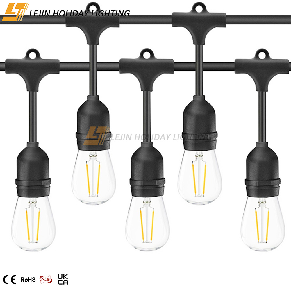 Warm White LED S14 Festoon Belt Party String Light for Outdoor Decoration