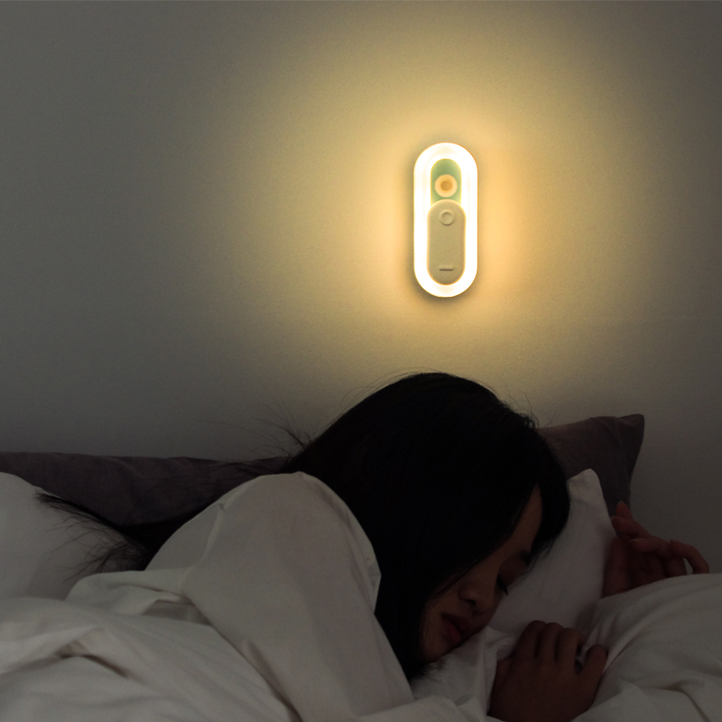 JANPIM Design Portable Adhesive Wall Magnetic Slide Smart Switch Motion Sensor Lamp Led Stair Step Light Living Room Wall Light