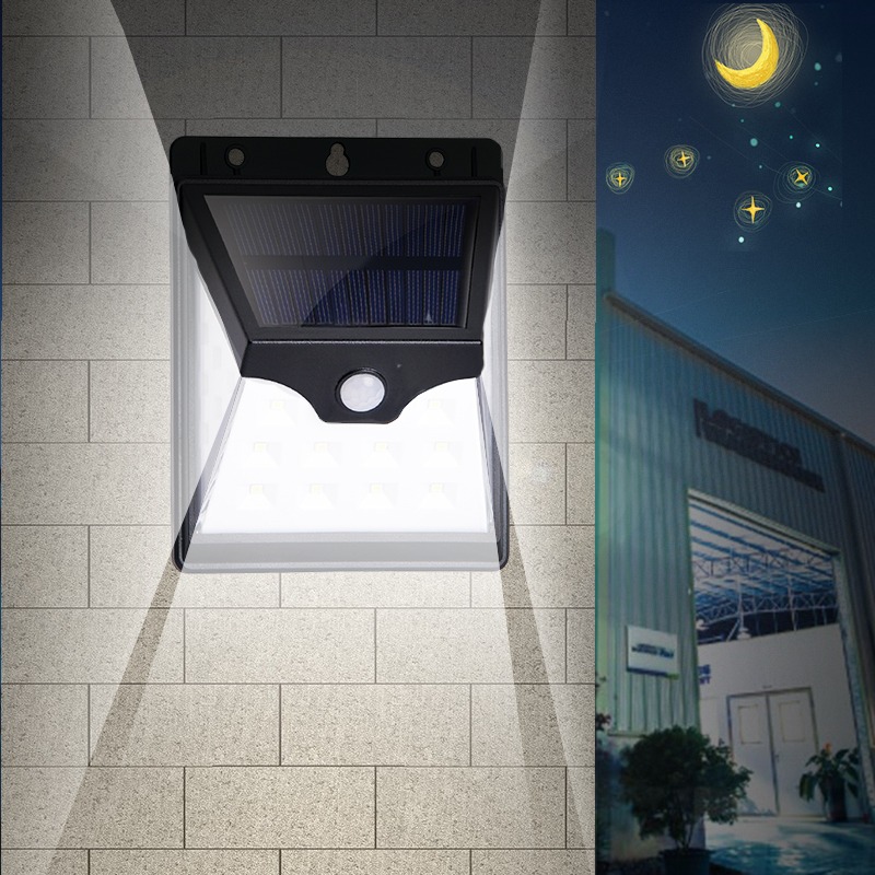 Outdoor LED Solar Wall Lamp