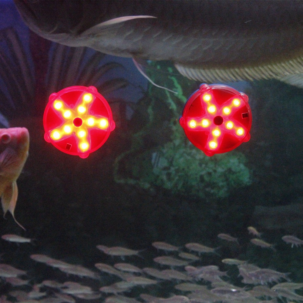 Underwater Submersible LED Lights Waterproof Multi Color Battery Operated Lamp for Hot Tub Pond Pool Fountain Lighting