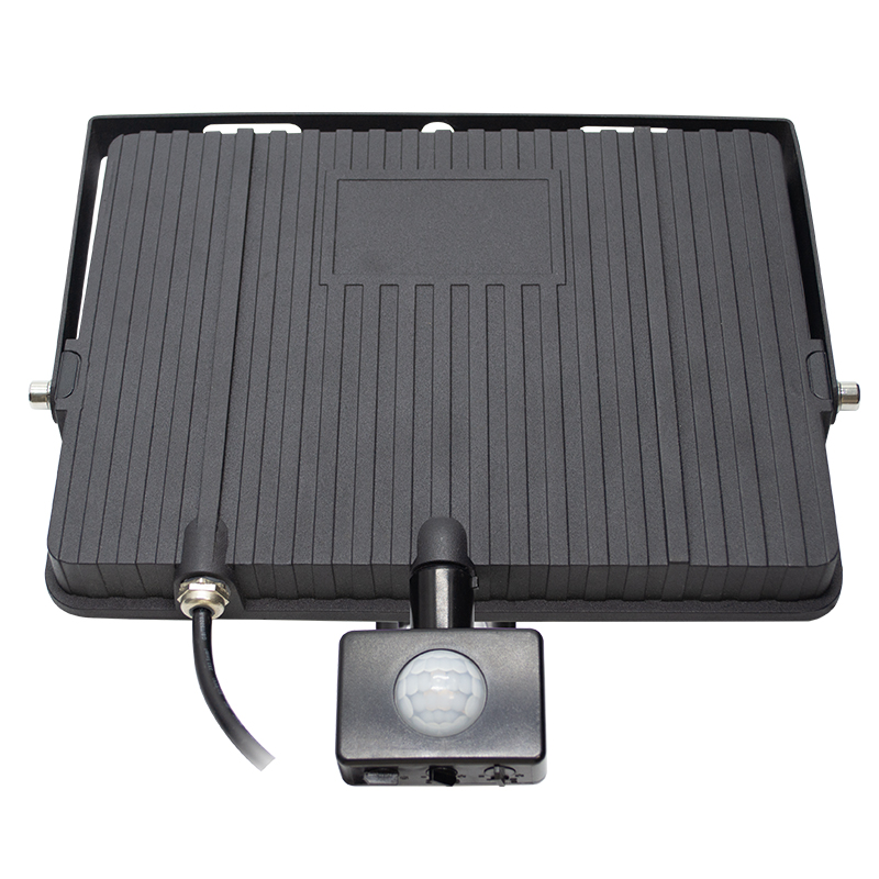 IP66 Waterproof AC Outdoor Wall Lights Dusk to Dawn 30W 50W 100W Automotive LED PIR Motion Sensor Flood Light Garden Garage Gate