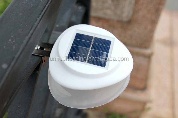 Newest Waterproof Solar Powered Fence Gutter Led Light