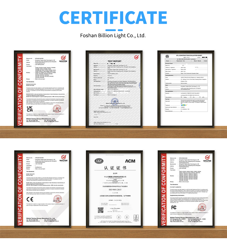 Certifications