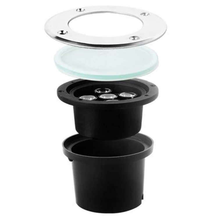 IP67 Waterproof Aluminum Die-Cast Deck Light Low Voltage Underground Well Light for Garden Landscape Outdoor Application