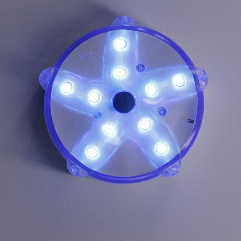 Underwater Submersible LED Lights Waterproof Multi Color Battery Operated Lamp for Hot Tub Pond Pool Fountain Lighting