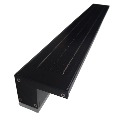 Solar Acrylic LED Linear Light IP65 Waterproof Step Lights Outdoor Stairs Lights Deck Sidewalk Aluminum Tempered Glass