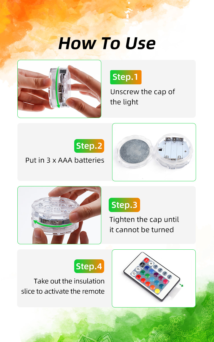 How to Use LED Pool Light Step-by-Step