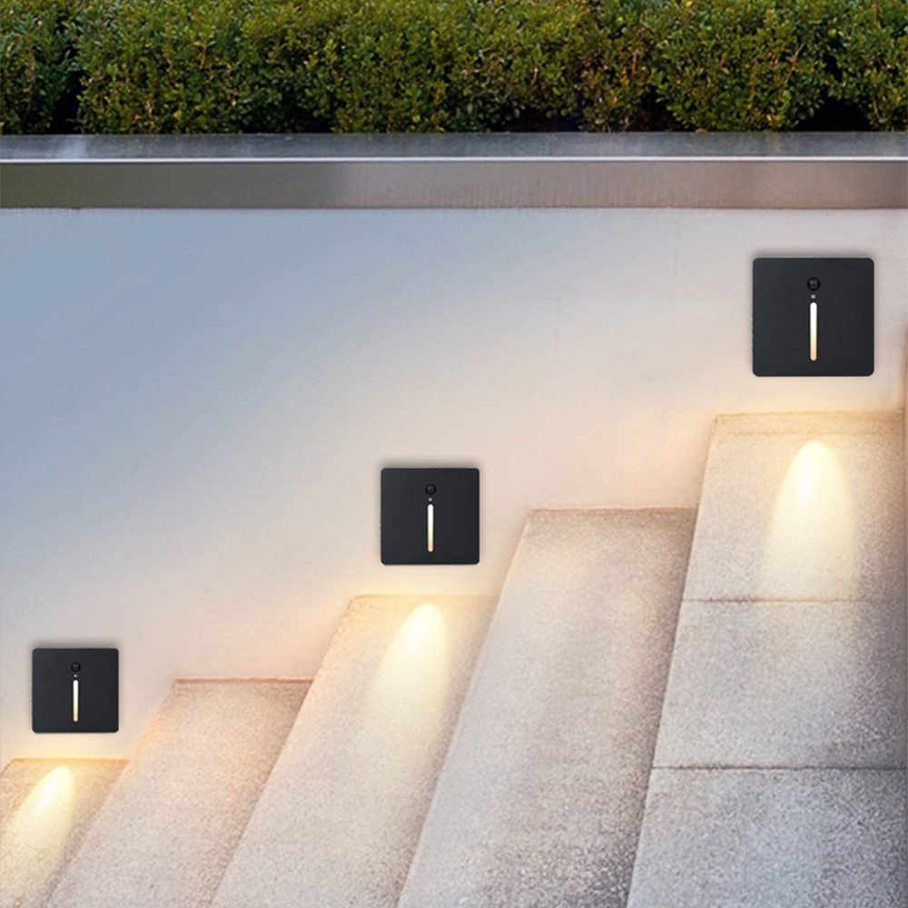 Ip65 Led Stair Wall Light 3W Indoor and Outdoor Aluminum Recessed Step Light