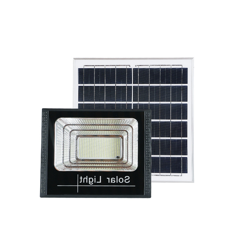 Super Bright IP66 Waterproof 120W Solar Flood Light Outdoor Garden Security Lighting with 120W Solar Panel USB Charger for Phone Camping