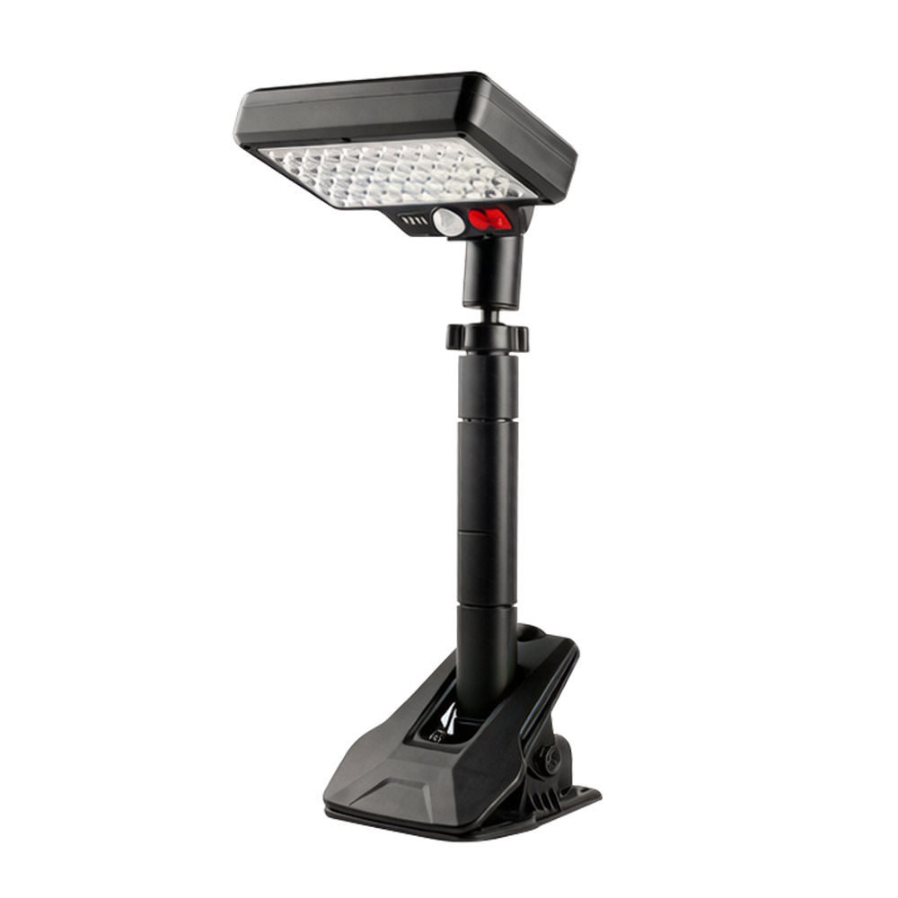 Smart Motion Sensor LED Solar Gutter Light 3 Working Modes IP65 Waterproof Clip on Security Wall Lamp for Backyard