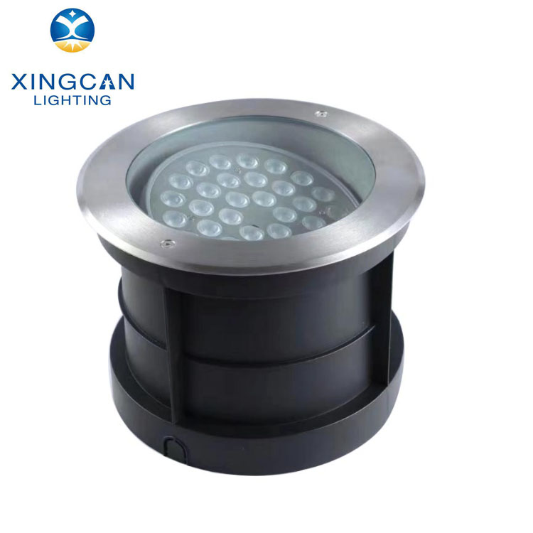 Adjustable Angle LED In-Ground Deck Light Garden IP67 Waterproof Buried Underground 3W 9W 12W 18W 24W Aluminum LED Well Light