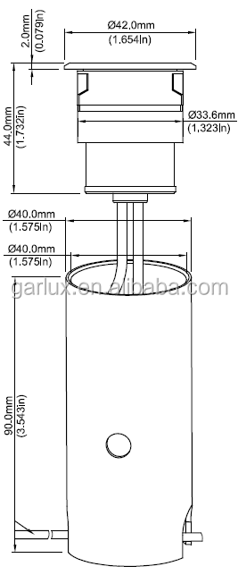 RGBW LED Recessed Light Structure