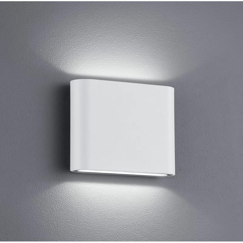 Modern Aluminum Waterproof Flat Garden Porch Outdoor Led Wall Mounted up and Down Lamp