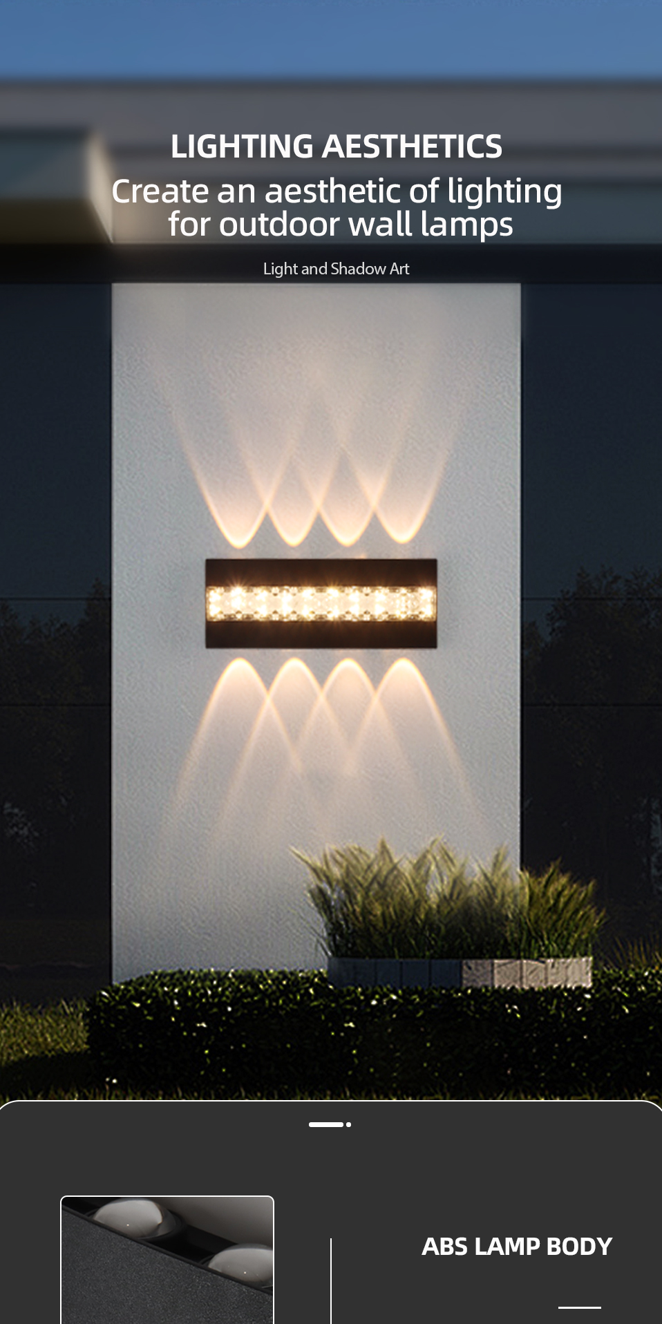 Outdoor LED Wall Lamp Product details