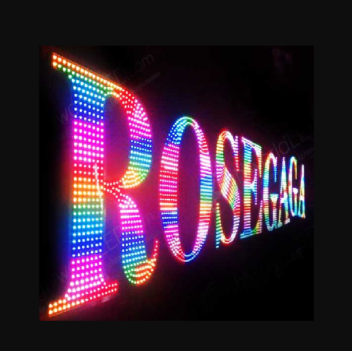 LED sign board lighting design